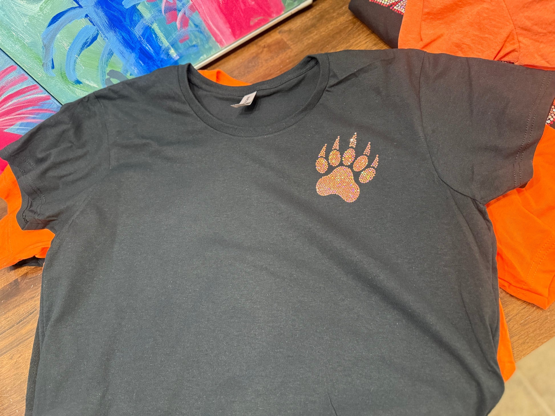 Tigers BlingRaiser-Tigers Spangles - Orange Pocket Paw & Tigers Spine