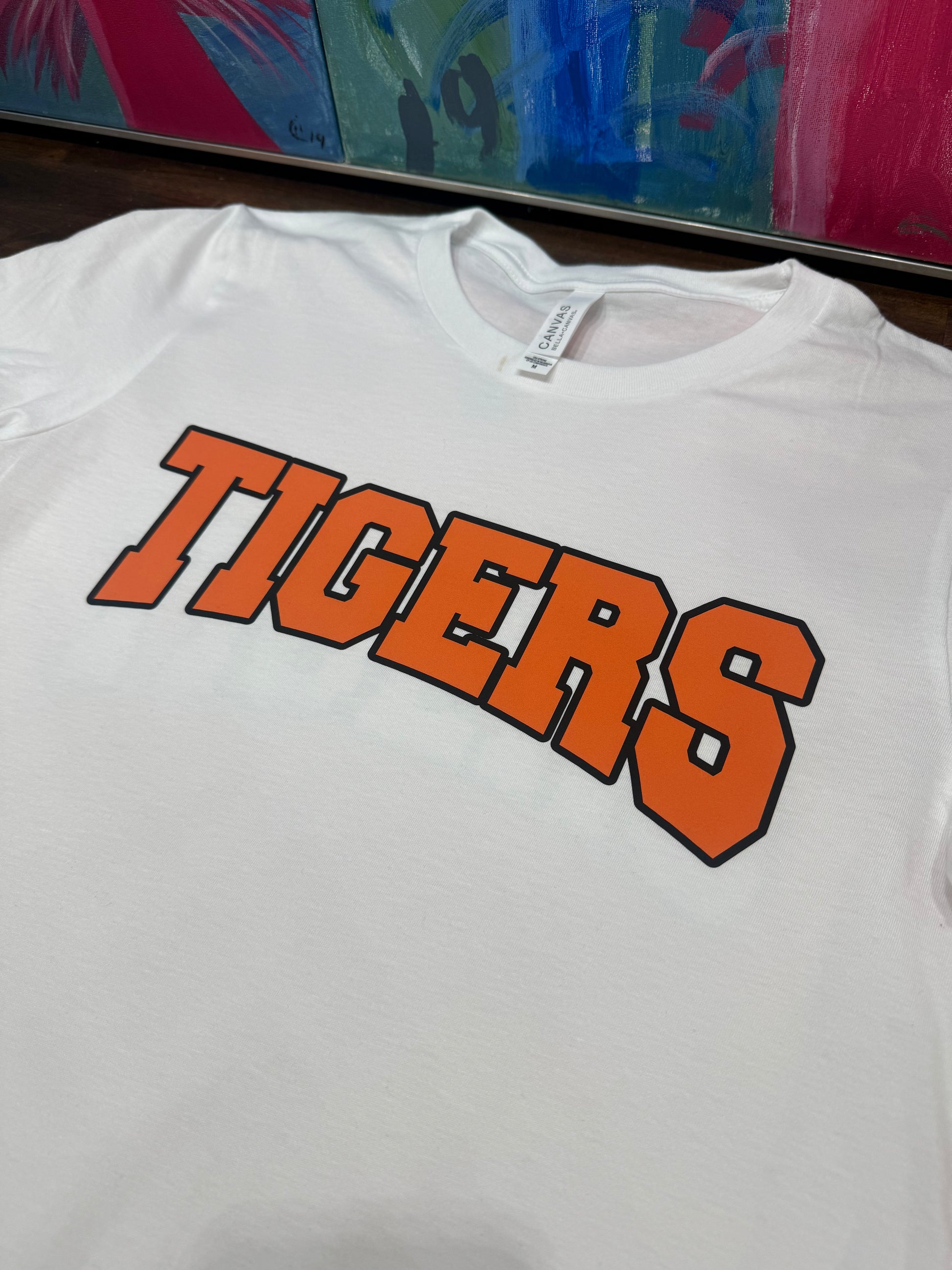 Tigers BlingRaiser-Tigers Cheer Black with Orange