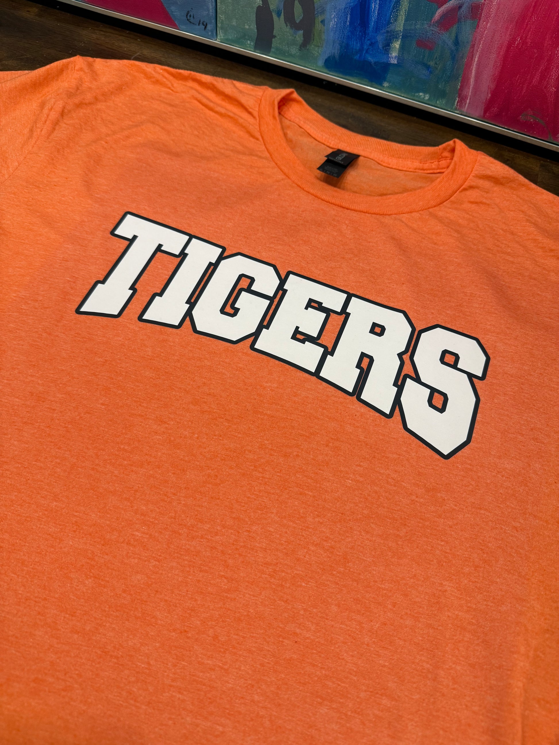 Tigers BlingRaiser-Tigers Cheer Black with White