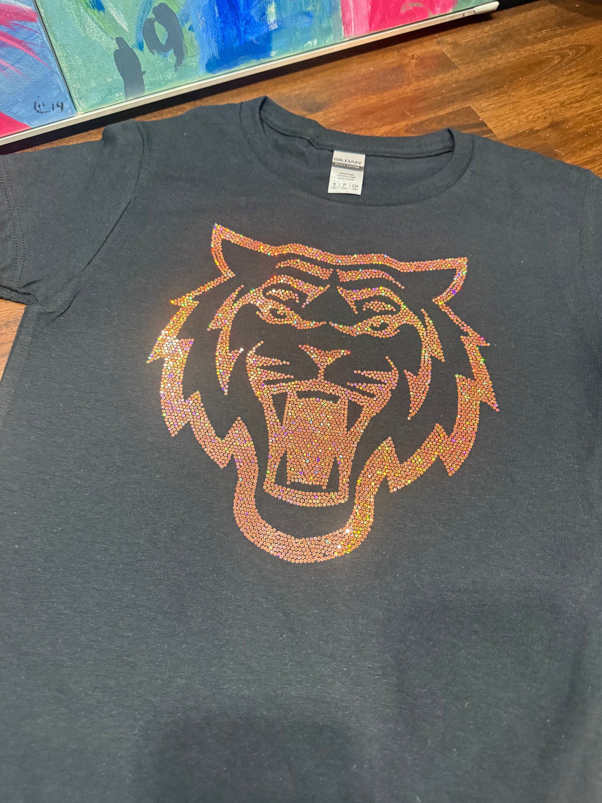Tigers BlingRaiser-Tigers Spangles - Orange Tiger & Tiger Spine