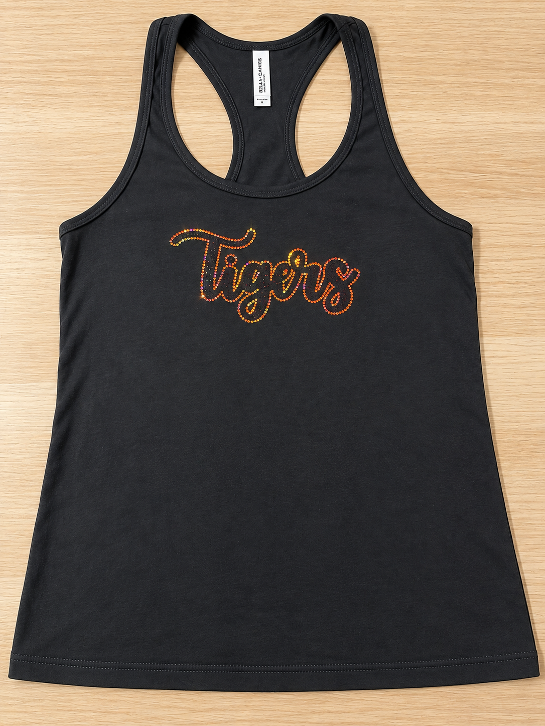 2026 Tigers BlingRaiser-Sparkly Practice Racerback Tank