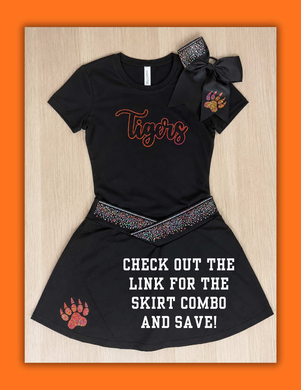 2026 Tigers BlingRaiser-Sparkly Practice Baby Tee