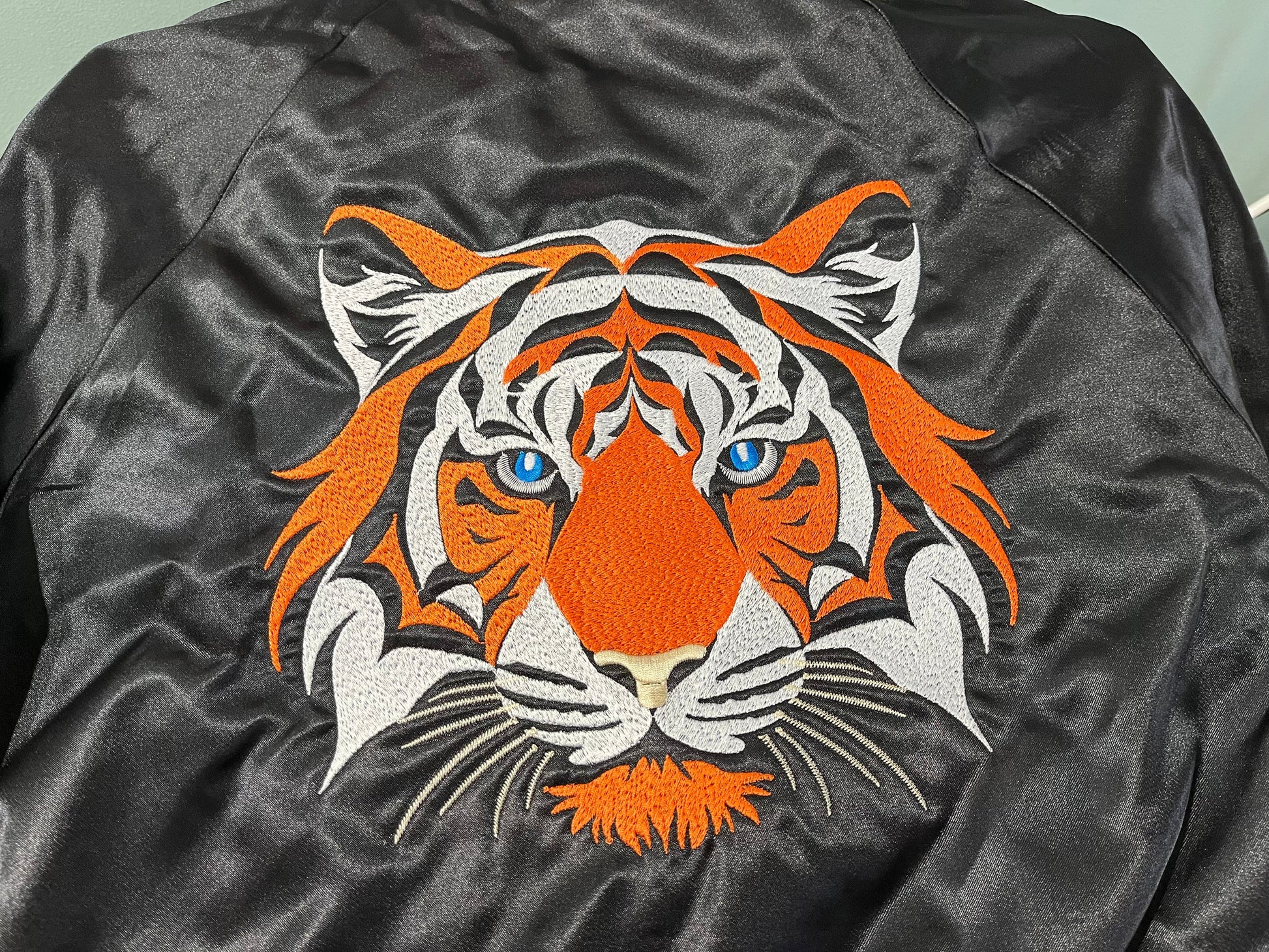 Tigers Head Embroidery