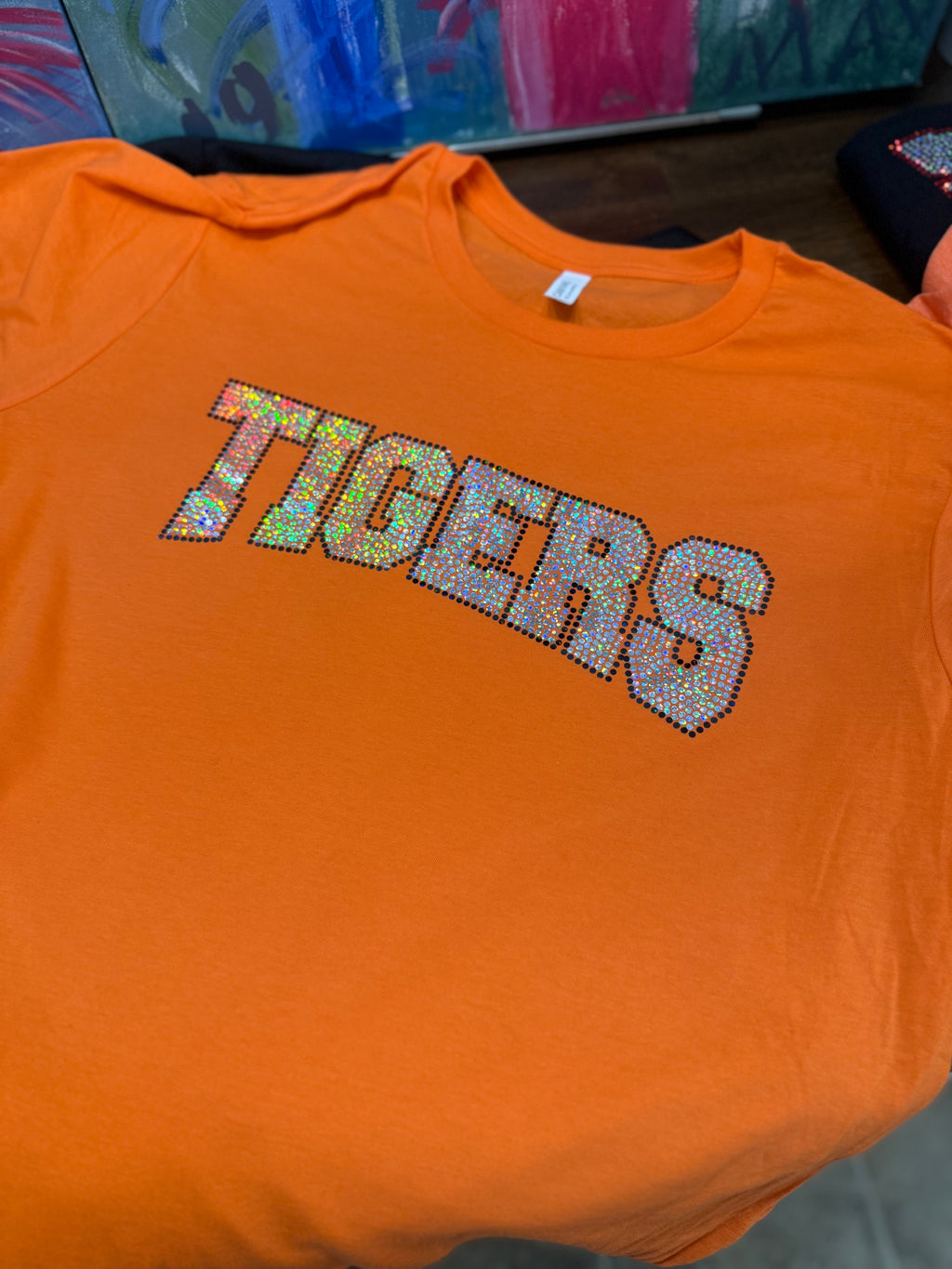Tigers BlingRaiser-Tigers Spangles Black with Silver