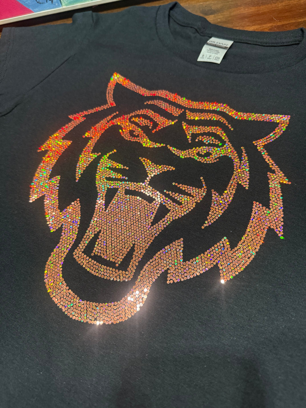 Tigers BlingRaiser-Tigers Spangles - Orange Tiger & Tiger Spine